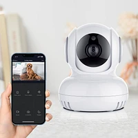 Merkury Innovations Smart Wi-Fi Auto-Follow Pet Camera HD 1080P, Smart Wi-Fi Pet Camera