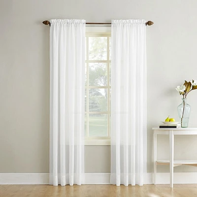 SUN TEXTILE CRUSHED ROD POCKET CURTAIN