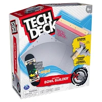 Tech Deck, Bowl Builder X-Connect Park Creator, Customizable and Buildable Ramp Set with Exclusive Fingerboard, Kids Toy for Ages 6 and up, Tech Deck Fingerboard