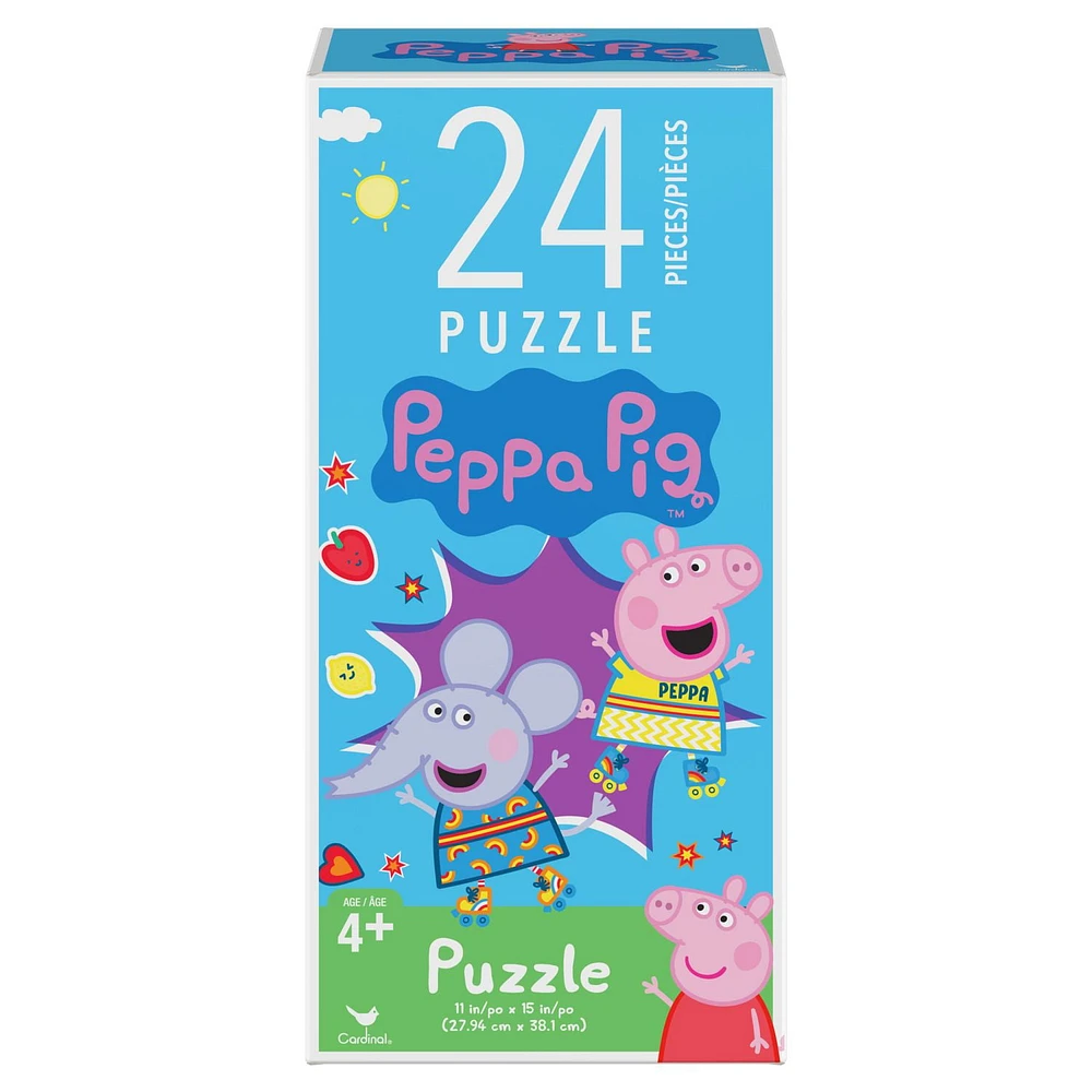 Peppa Pig 24-Piece Jigsaw Puzzle, for Families and Kids Ages 4 and up