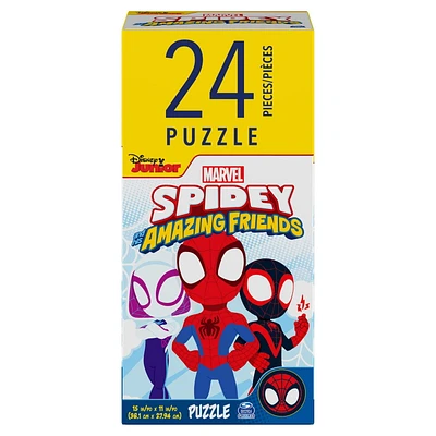 Spidey and Friends 24-Piece Jigsaw Puzzle for Families and Kids Ages 4 and up