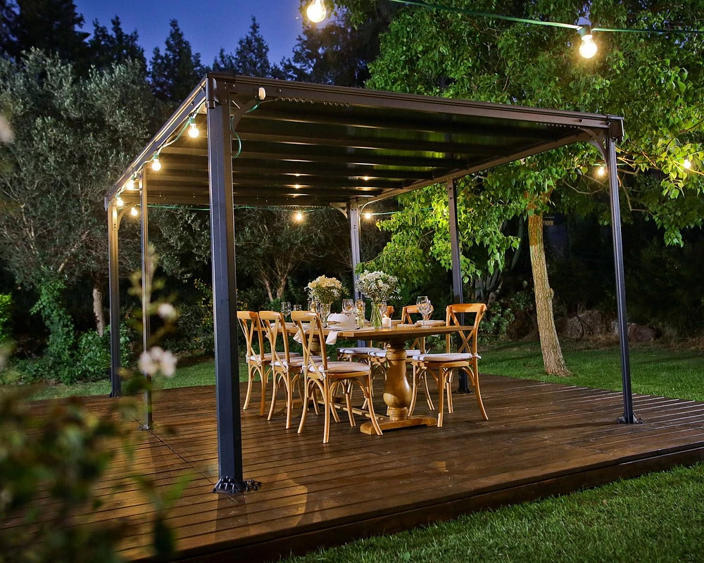 Palram Milano 4300 Garden Gazebo 10 ft. x 14 ft.