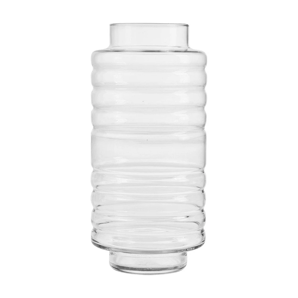 Libbey Grooved Vase