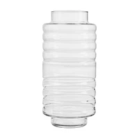 Libbey Grooved Vase