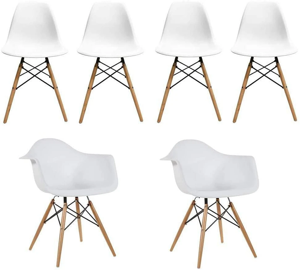 Nicer Furniture Eames Style Dining Chair Set