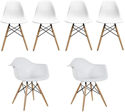 Nicer Furniture Eames Style Dining Chair Set