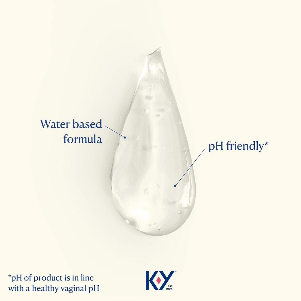 Gel K-Yᴹᴰ| Lubrifiant à base d’eau au pH optimal | Sans parabènes | Sans silicone 57g