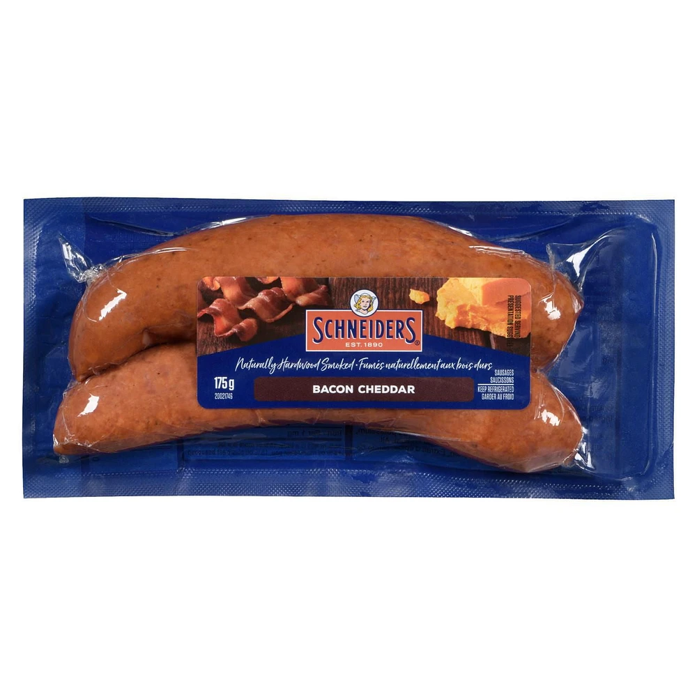 Saucissons au bacon et cheddar - emballage duo Schneiders