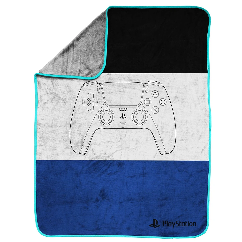 Playstation Silk Touch Fleece Throw, 100% Polyester