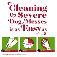 Nature’s Miracle Advanced Stain And Odour Eliminator Foam Dog, For Severe Dog Messes, Aerosol 496g