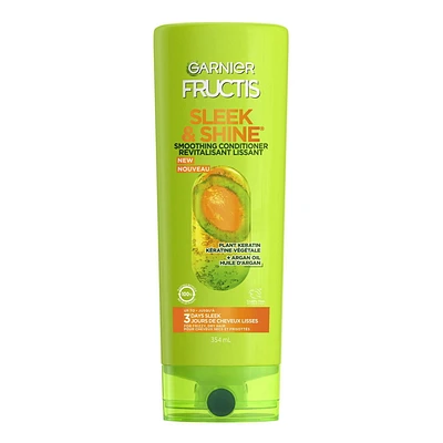 Garnier Fructis, Sleek & Shine Conditioner, With Argan Oil, 354 mL