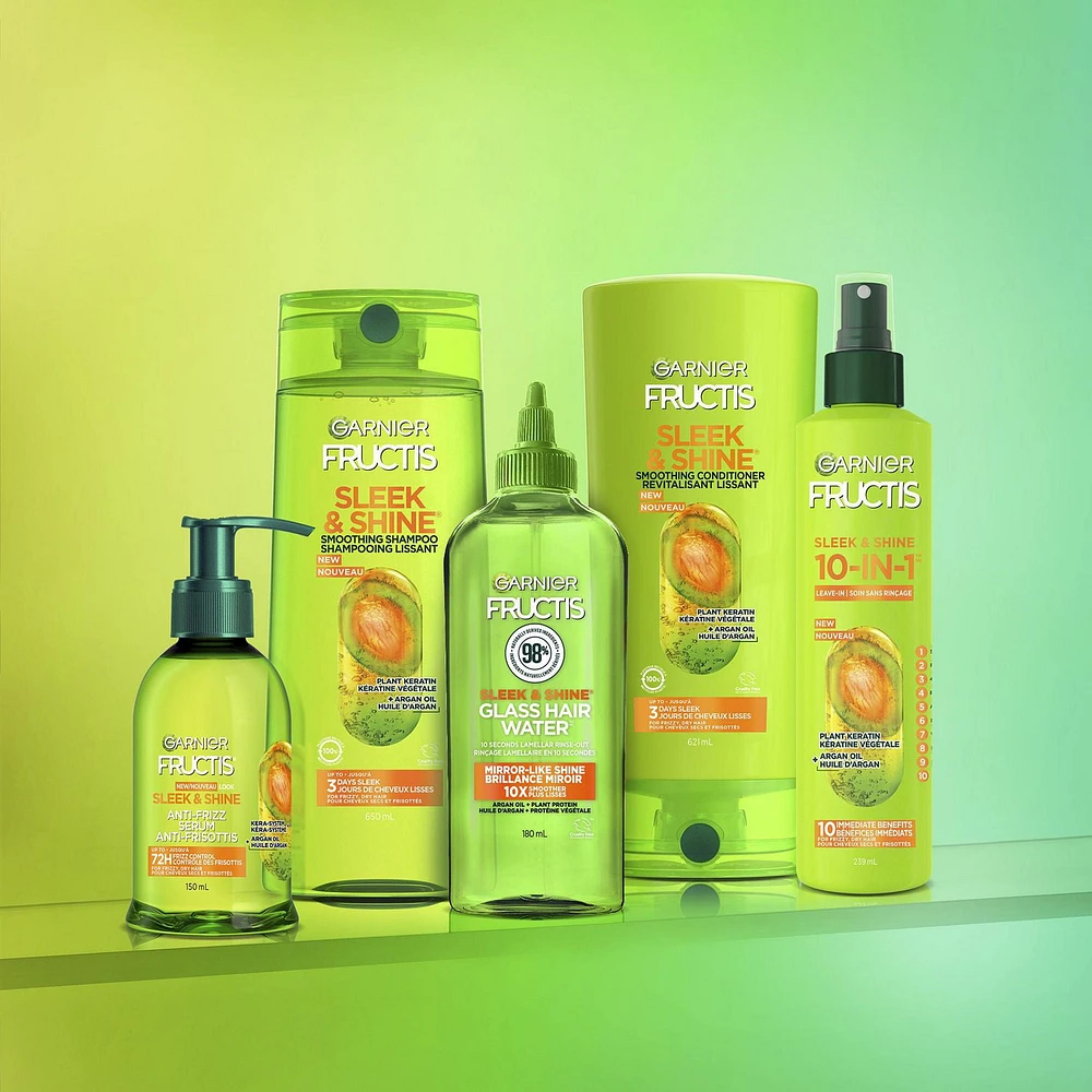 Garnier Fructis, Sleek & Shine Conditioner, With Argan Oil, 354 mL