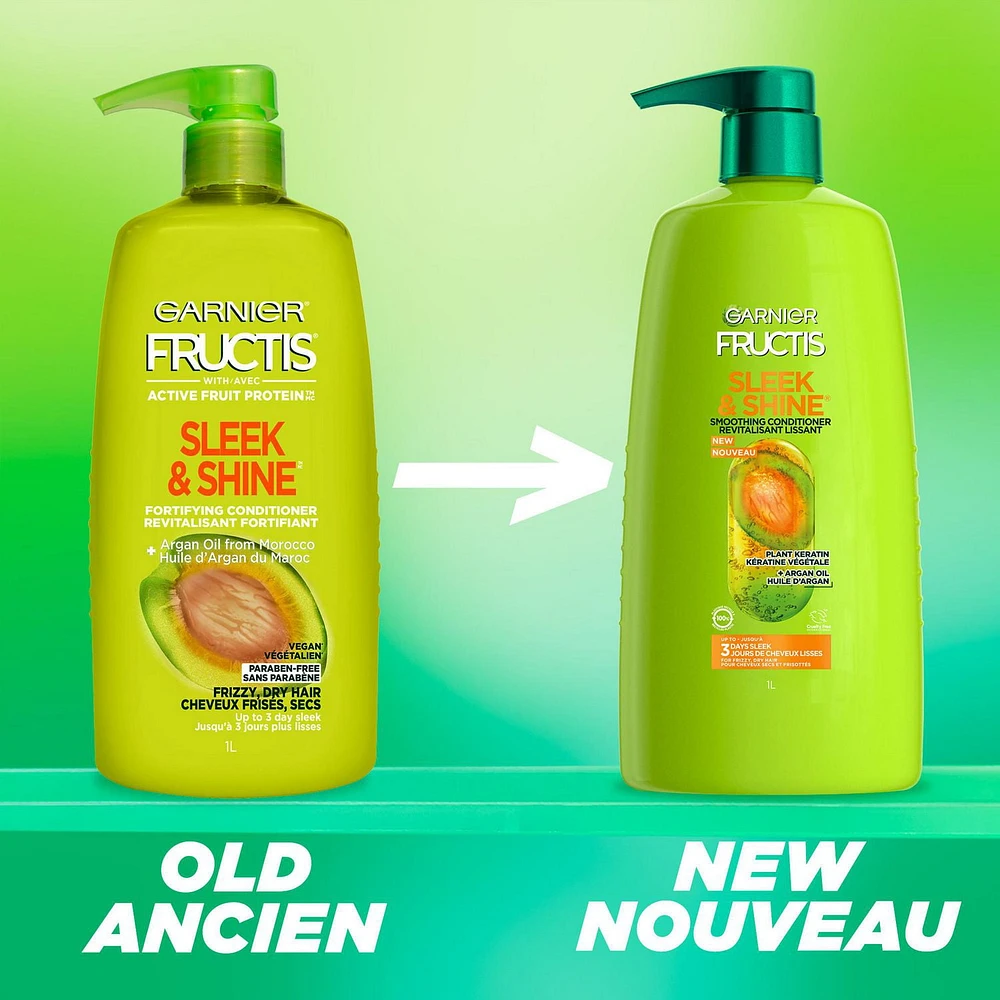 Garnier Fructis, Revitalisant Lisse et Brillant, 1 L 1 litre