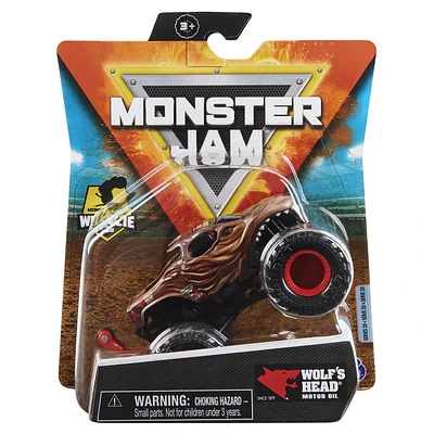 Monster Jam, Official Wolf's Head Monster Truck, Die-Cast Vehicle, Arena Favorites Series, 1:64 Scale