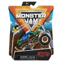 Monster Jam, Official Zombie Monster Truck, Die-Cast Vehicle, Bone Yard Trucks Series, 1:64 Scale