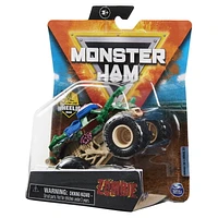 Monster Jam, Official Zombie Monster Truck, Die-Cast Vehicle, Bone Yard Trucks Series, 1:64 Scale