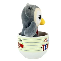 Way To Celebrate Valentine’s Day Plush Toy in Soup Mug, Owl