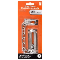 2"X3/4" NICKEL DOOR CHAIN 1 PC, 2"X3/4" DRCHAIN 1P