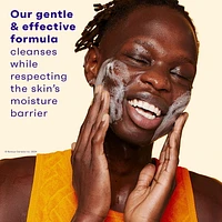 Nettoyant facial Morning Burst sans huile Clean & Clear avec vitamine C et BHA, nettoyant nourrissant quotidien pour le visage nettoie en douceur pour éliminer le sébum et les impuretés qui obstruent les pores 354 ml