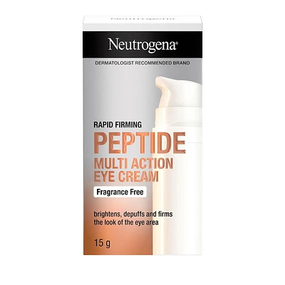 Neutrogena Rapid Firming Peptide Multi Action Eye Cream - Peptides - Dark Circles, Firm Skin, Puffy Eyes, 15 g