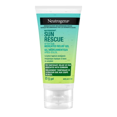 Neutrogena Sun Rescue After Sun Medicated Relief Gel - Camphor External Analgesic - Sunburn Relief Gel, 85 g