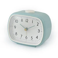 Mint Alarm Clock, Square analog alarm clock