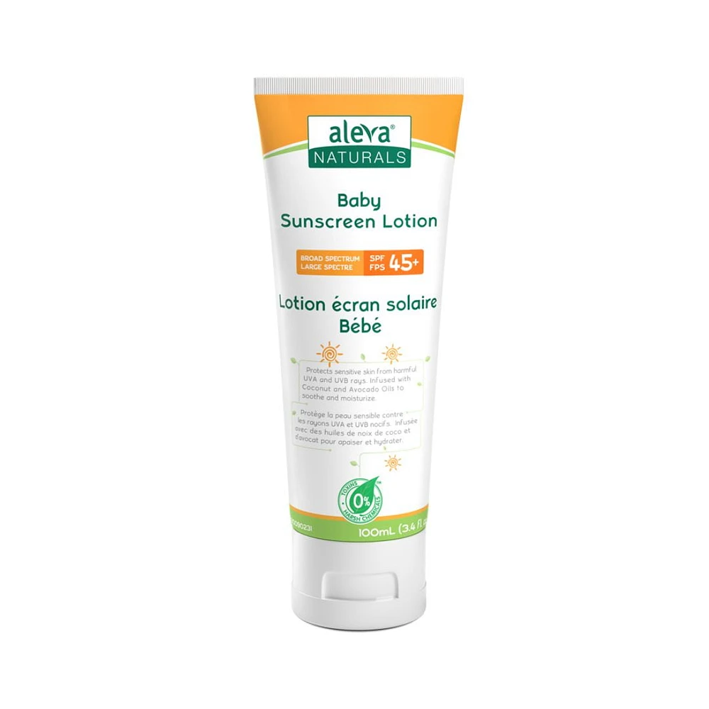 Aleva Naturals Baby Sunscreen Lotion SPF 45+ 100ml