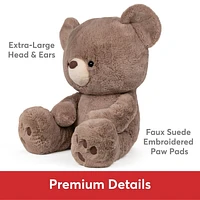 GUND Kai Teddy Bear, Premium Plush Toy Stuffed Animal for Ages 1 & Up, Taupe/Light Brown, 23"