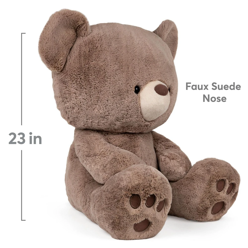 GUND Kai Teddy Bear, Premium Plush Toy Stuffed Animal for Ages 1 & Up, Taupe/Light Brown, 23"