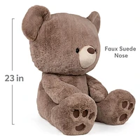 GUND Kai Teddy Bear, Premium Plush Toy Stuffed Animal for Ages 1 & Up, Taupe/Light Brown, 23"