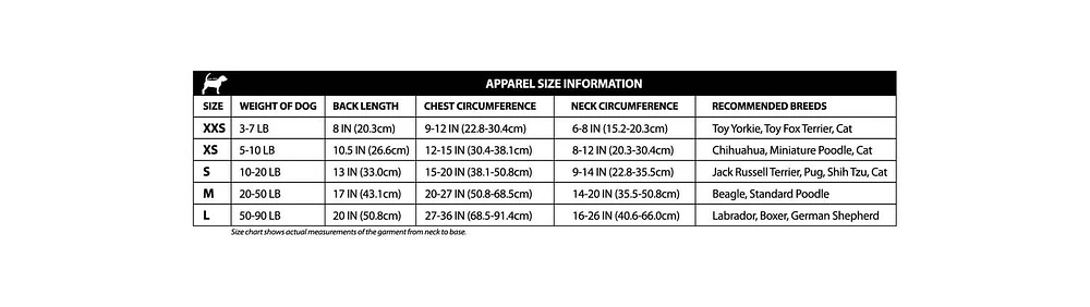 Holiday Time Vêtements pour chiens : Veste à capuche pour l'automne et l'hiver, noir avec fausses boutons, taille XS-XL Accès intégré pour une laisse au
