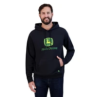 John Deere Men's Core Fleece Graphic Pullover Hoodie