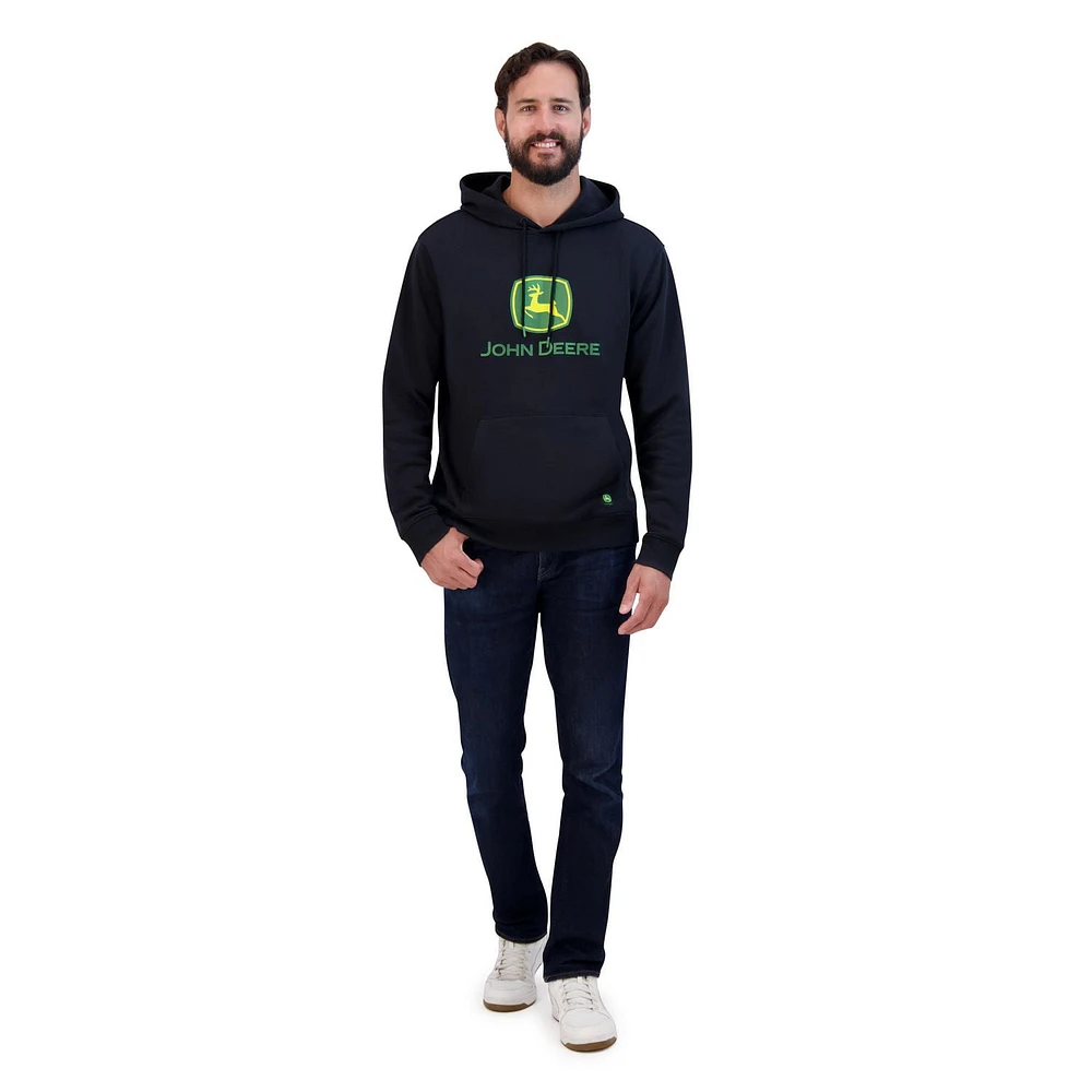 John Deere Men's Core Fleece Graphic Pullover Hoodie