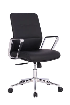 TygerClaw Mid Back Microfiber PU Office Chair