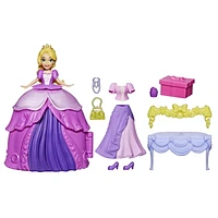 Disney Princess Secret Styles Fashion Surprise Rapunzel, Mini Doll Playset with Extra Clothes and Accessories, Toy for Kids 4 and Up