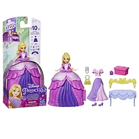 Disney Princess Secret Styles Fashion Surprise Rapunzel, Mini Doll Playset with Extra Clothes and Accessories, Toy for Kids 4 and Up