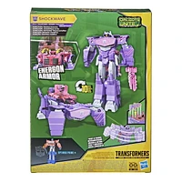 Transformers Bumblebee Cyberverse Adventures Dinobots Unite Toys Ultimate Class Shockwave Figure, Energon Armor, Ages 6 and Up, 9-inch