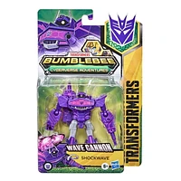 Transformers Toys Bumblebee Cyberverse Adventures Dinobots Unite Warrior Class Shockwave Action Attackers Figure, Ages 6 and Up, 5.4-inch