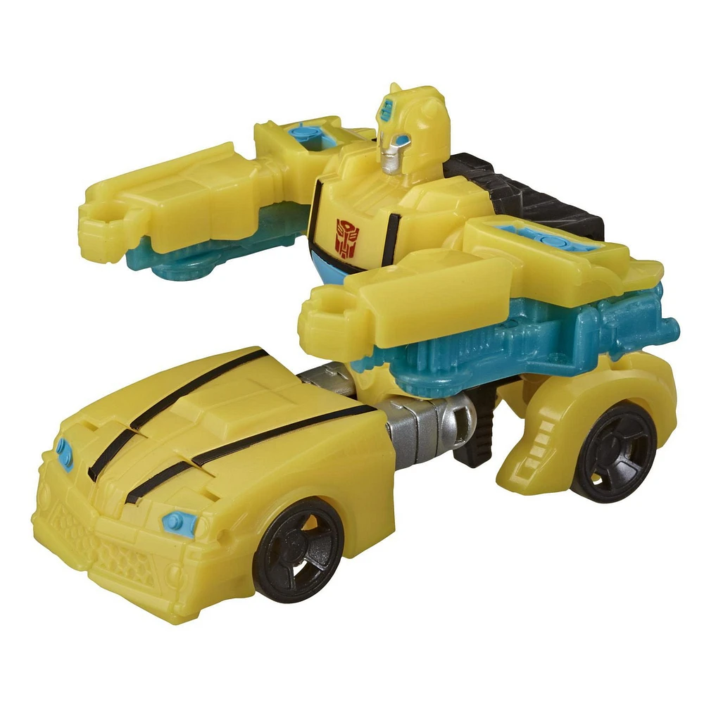 Transformers Bumblebee Cyberverse Adventures Action Attackers Scout Class Bumblebee Action Figure, Hive Swarm Action Attack, 3.75-inch