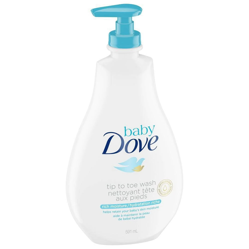 Baby Dove Tip to Toe Rich Moisture Wash, 591 ml Body Wash