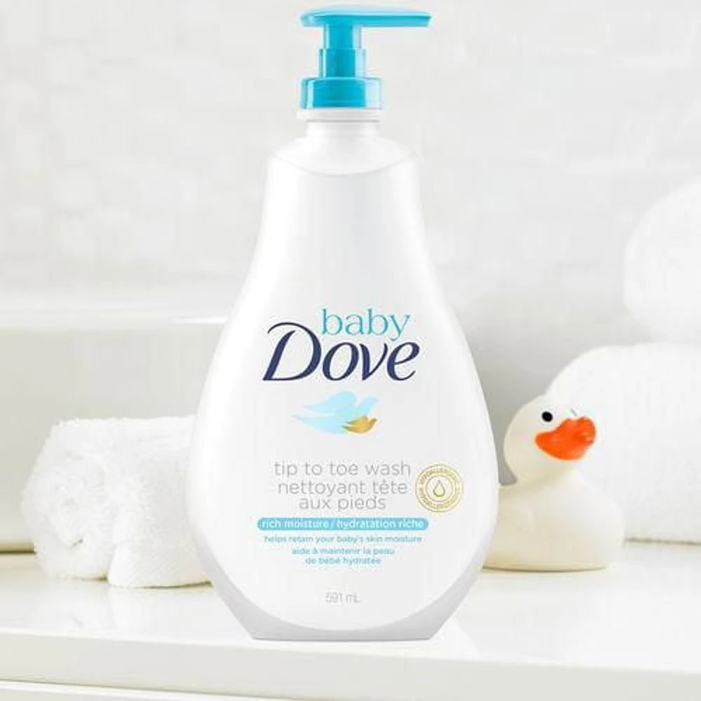 Baby Dove Tip to Toe Rich Moisture Wash, 591 ml Body Wash