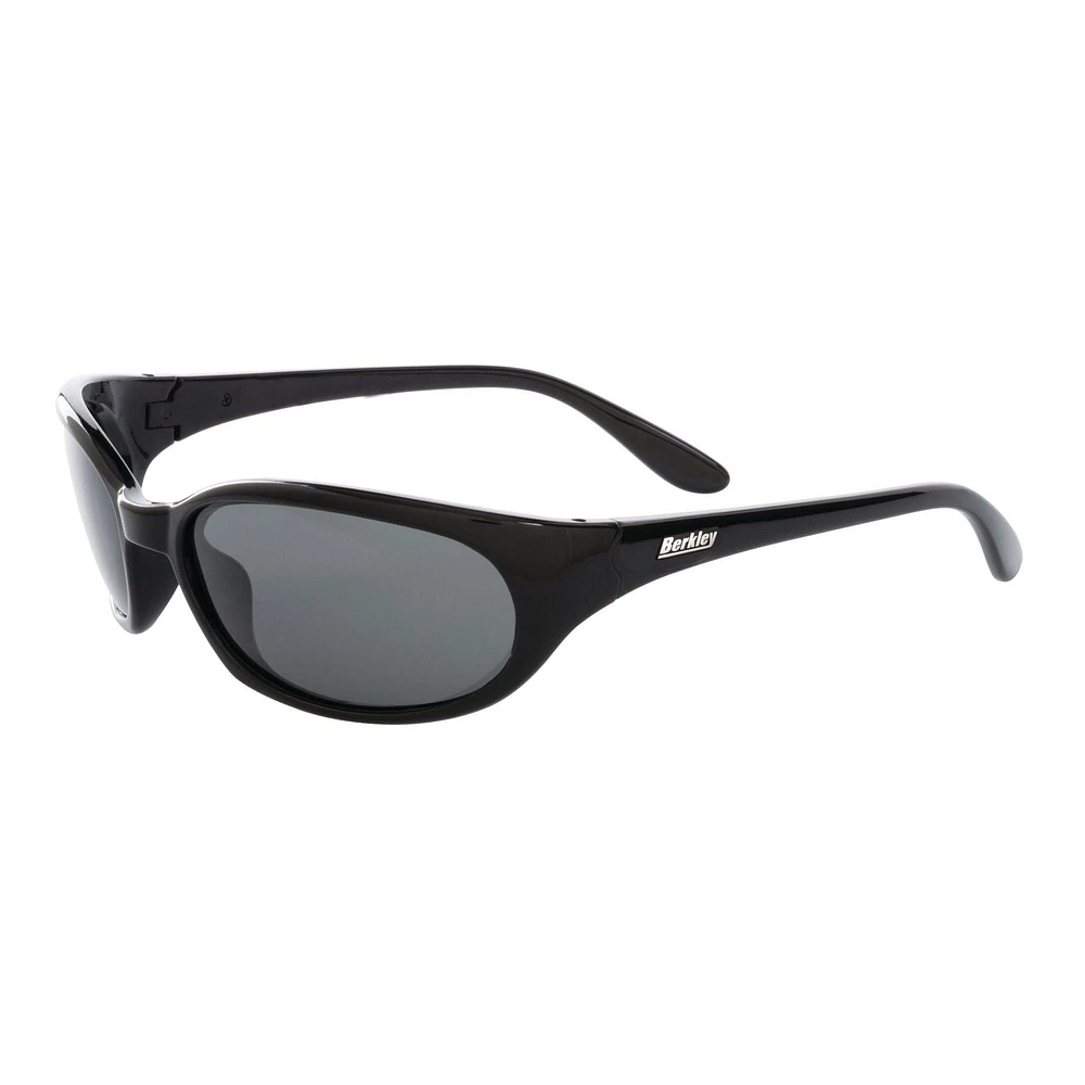 Berkley BSEUFAGBS-H Eufaula Sunglasses - Gloss Black/Smoke, Eufaula Sunglasses