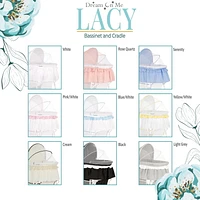 Dream On Me Lacy, Portable 2-in-1 Bassinet and Cradle, #442