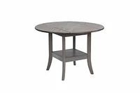 Arthur 5-Piece Drop-Leaf Dining Set, Oak/Grey