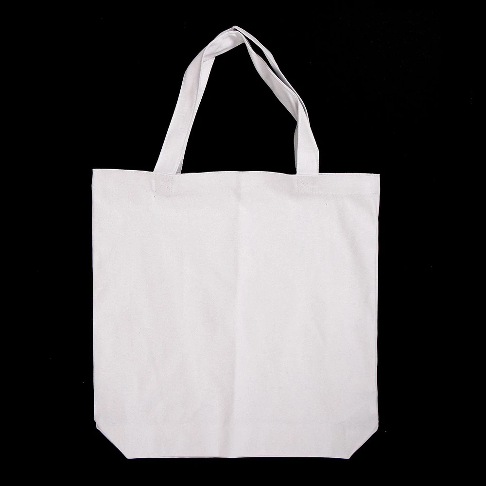 Create Out Loud White Canvas Tote Bag by Horizon Group USA