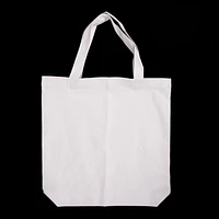 Create Out Loud White Canvas Tote Bag by Horizon Group USA