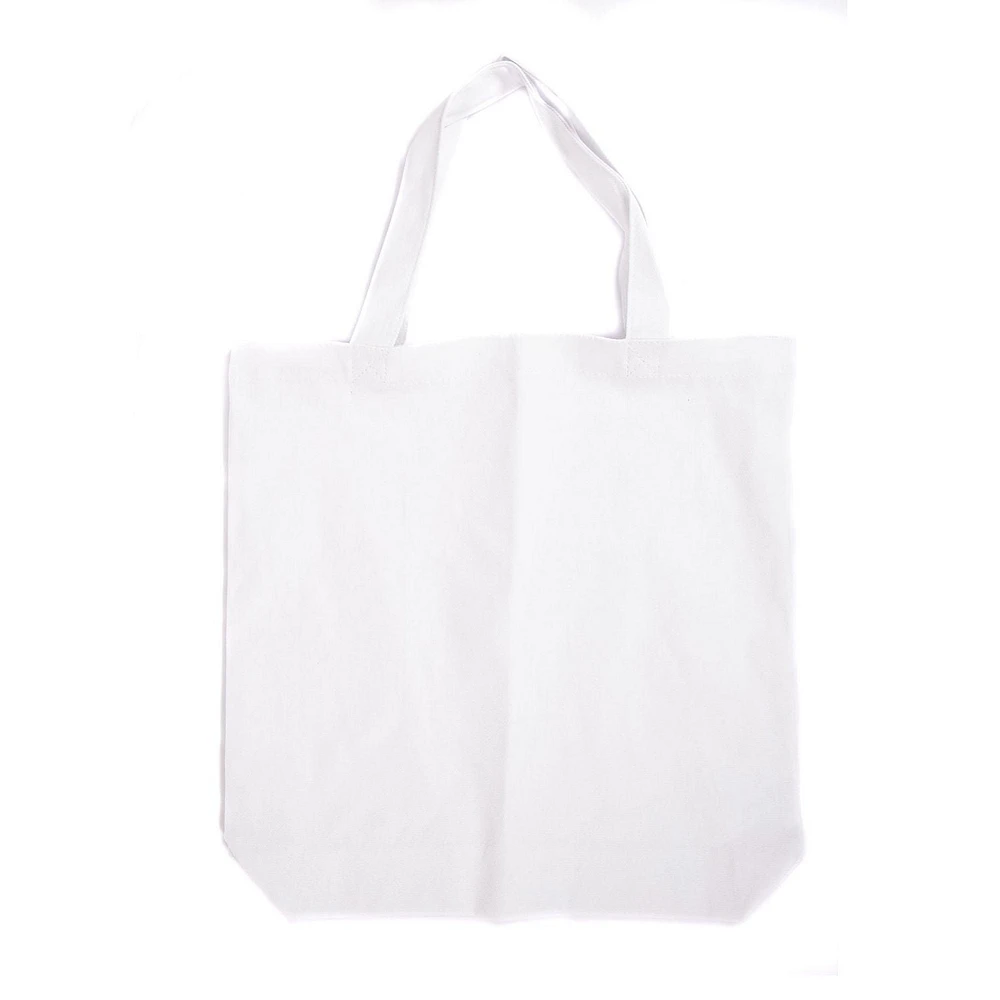 Create Out Loud White Canvas Tote Bag by Horizon Group USA