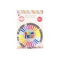 Party-eh! Party Eh! “Best Day Ever” Light up Button by Horizon Group USA