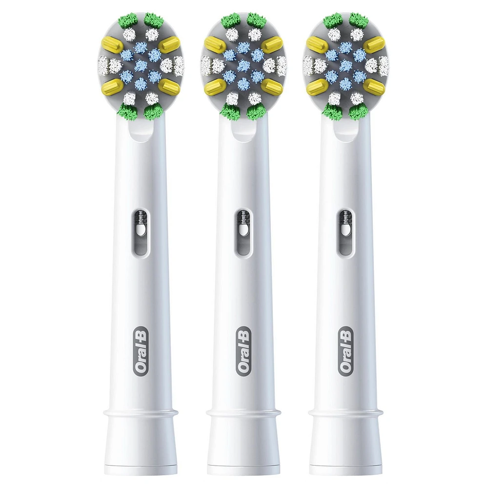 Oral-B FlossAction XFilaments Electric Toothbrush Replacement Brush Heads Refill, 3 Count