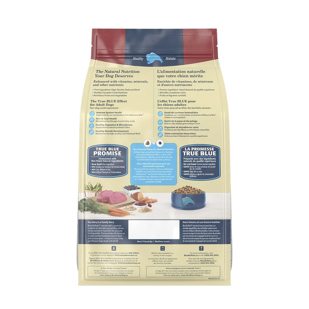 Blue Buffalo Life Protection Formula Nourriture sèche naturelle pour chiens adultes 9.9kg